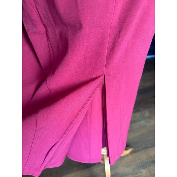 Emese-Raspberry 1950's Wiggle Skirt by Miss Candyfloss - Picture 8 of 8